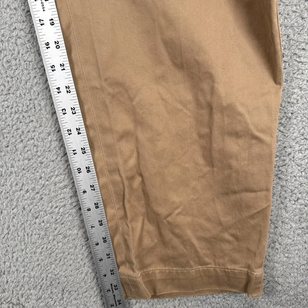 VTG Polo Ralph Lauren Big Andrew Pant Mens 44Bx34 (42x34) Brown Double Pleated